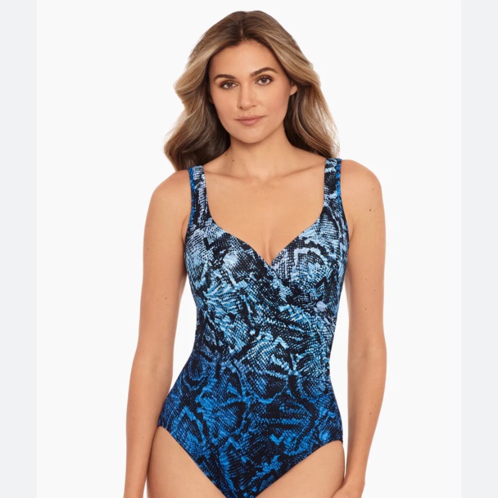 Miraclesuit Boa Blues one piece Swimsuit,